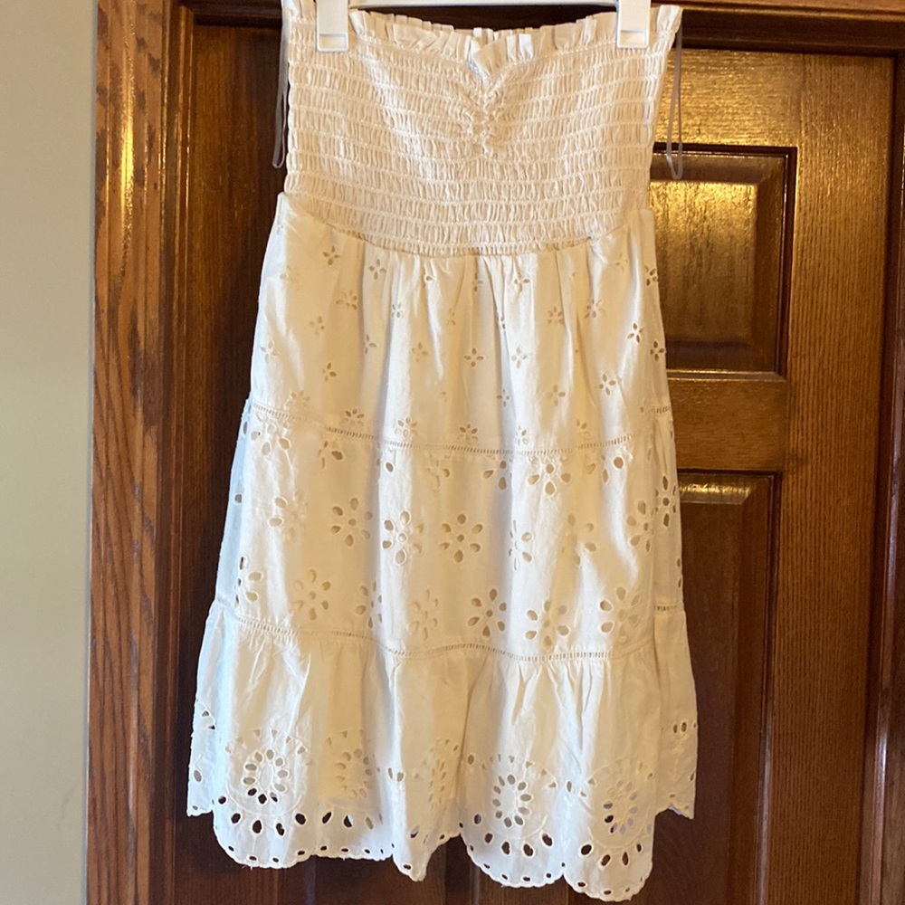 Tube top dress. Optional straps included, plus built in slip